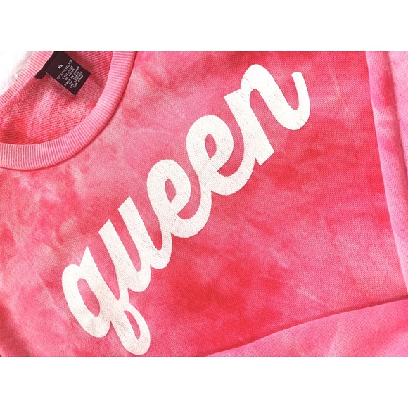 queen tie dye sweatshirt - Picture 2 of 3
